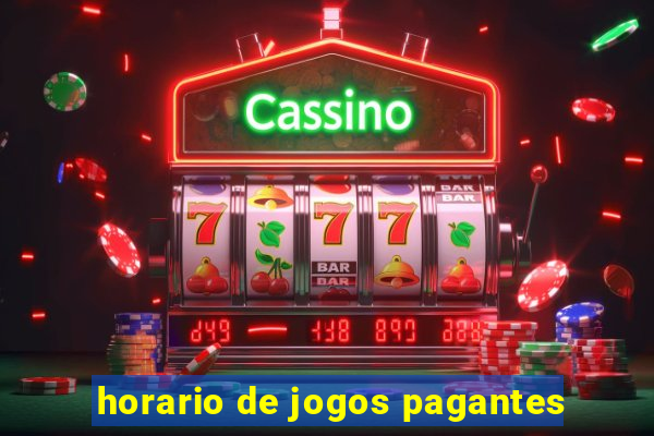 horario de jogos pagantes